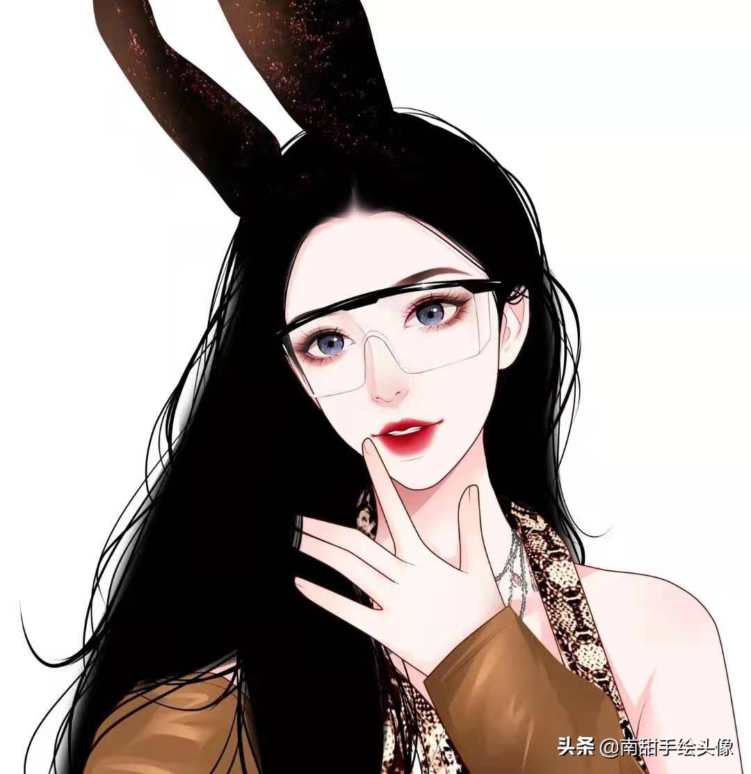 唯美手绘微信头像男女专用,手绘插画头像成熟男士专用
