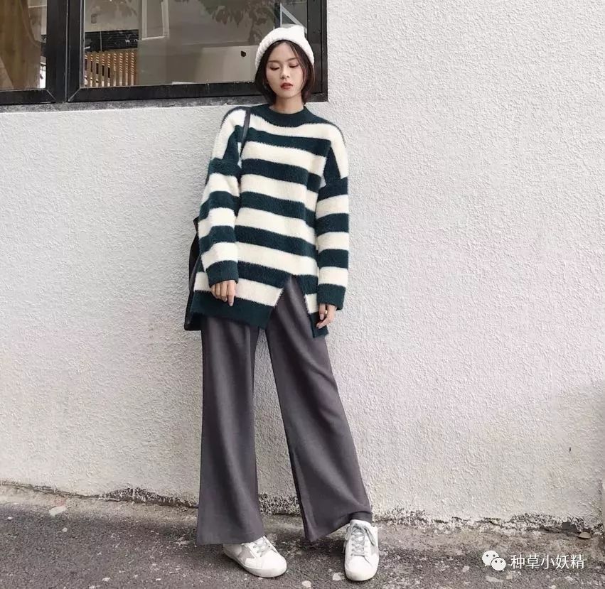 秋季必备软糯条纹毛衣超舒服,秋冬款必备毛衣视频