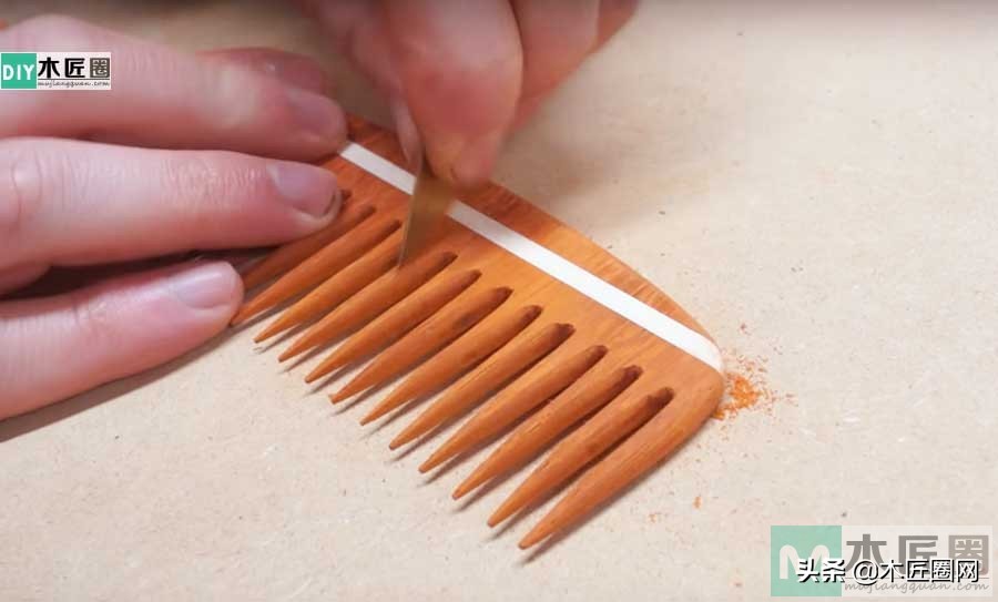 手工木梳子diy需要多长时间,木工梳子木盒子