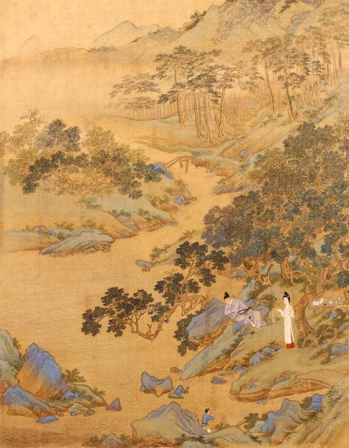 明代四大家仇英重彩画作品欣赏,仇英十大传世名画图文