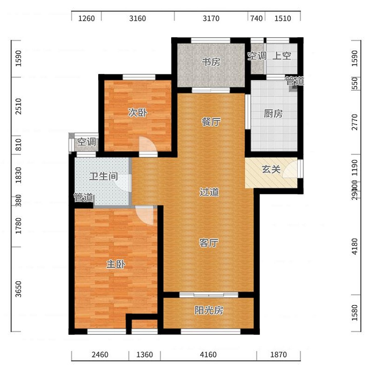 大王椰米兰灰橡适合黑白灰风格吗,大王椰白橡