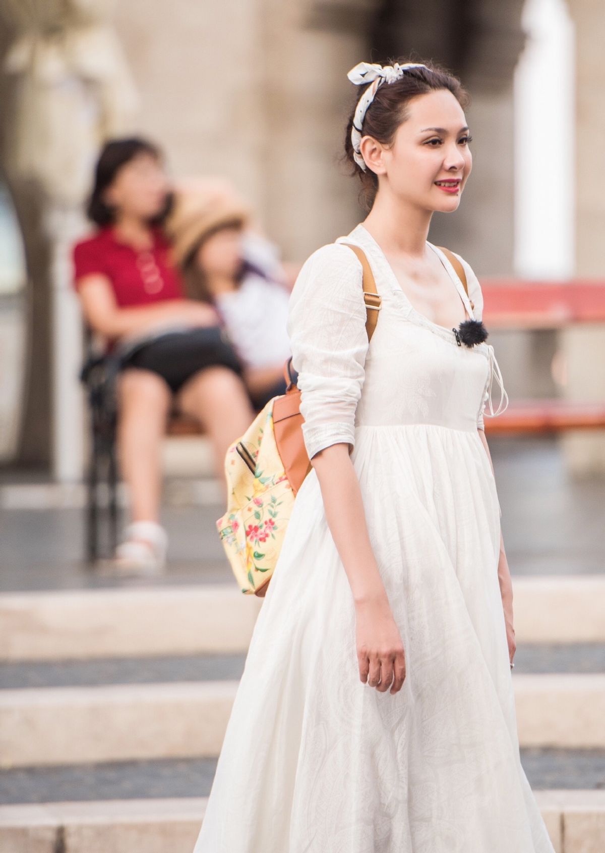 程莉莎穿搭夏天气质套装,程莉莎吊带裙穿搭