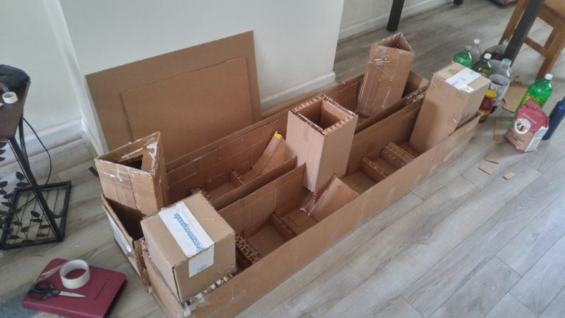 旧纸箱子做折叠床,利用老式箱子做单人床