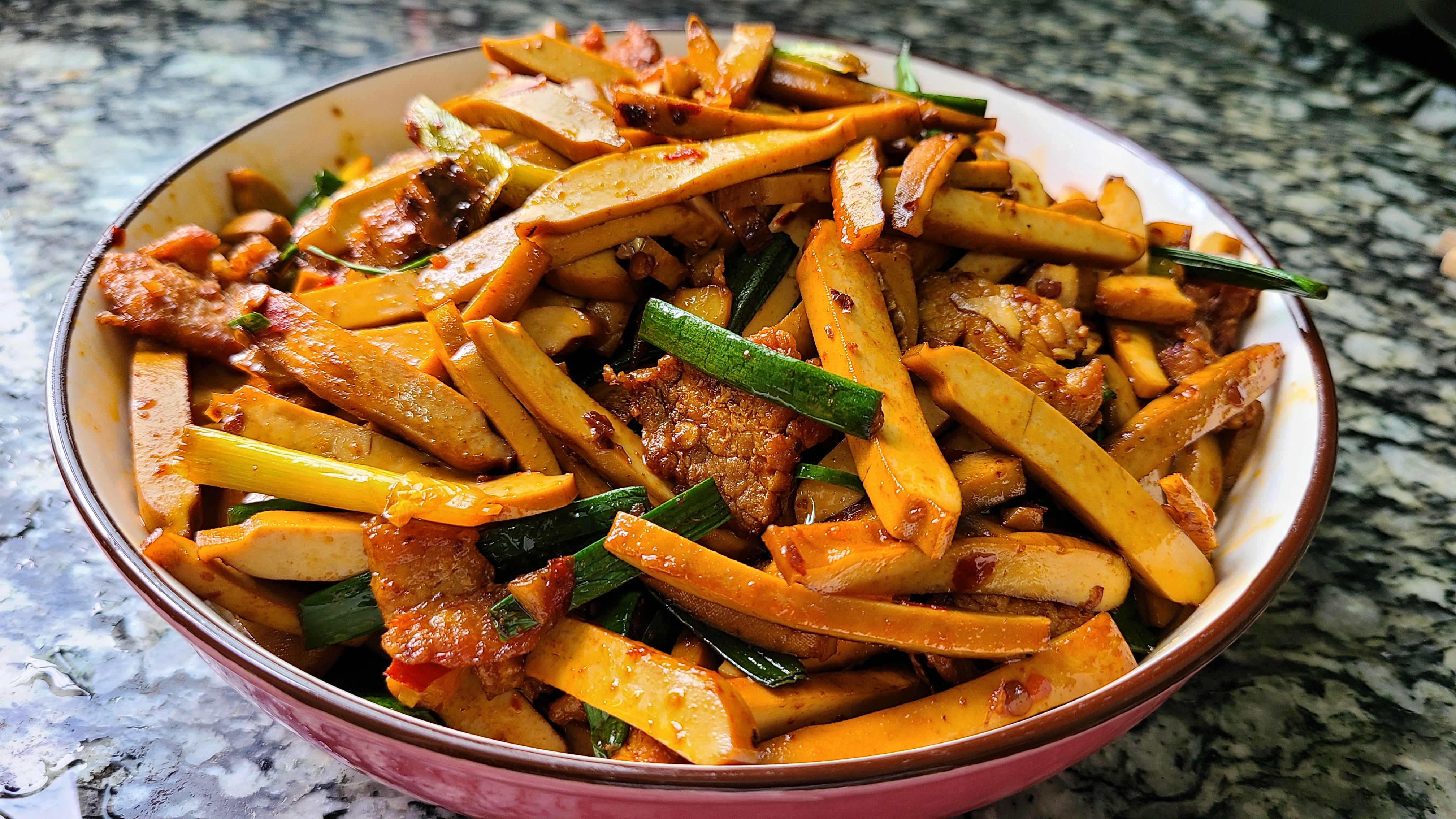 家庭小炒500款菜谱豆腐香干炒蒜苗,蒜苗香干炒肉怎么做香干才入味