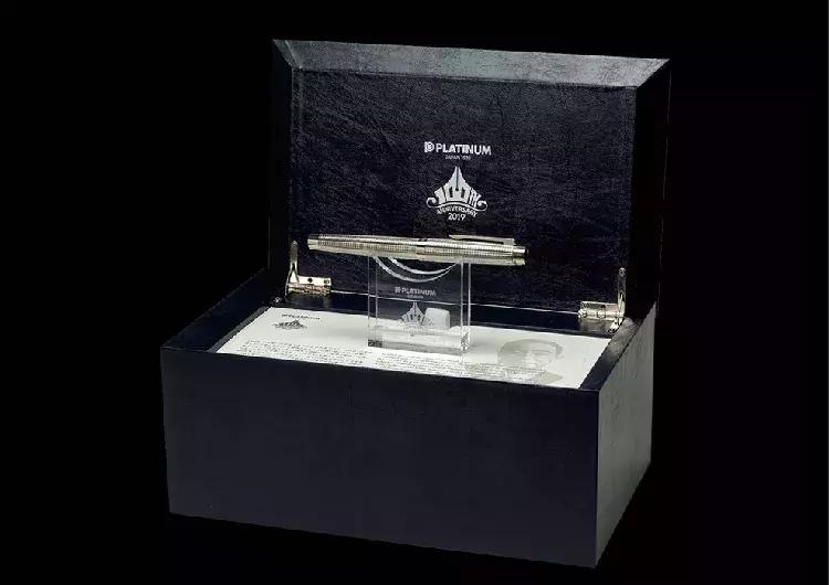 platinum按压式钢笔开箱,platinum白金笔