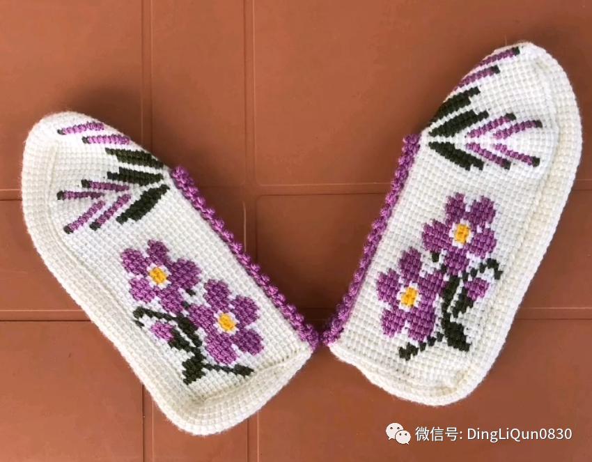 波西米亚风手工编织鞋子,针织作品50款