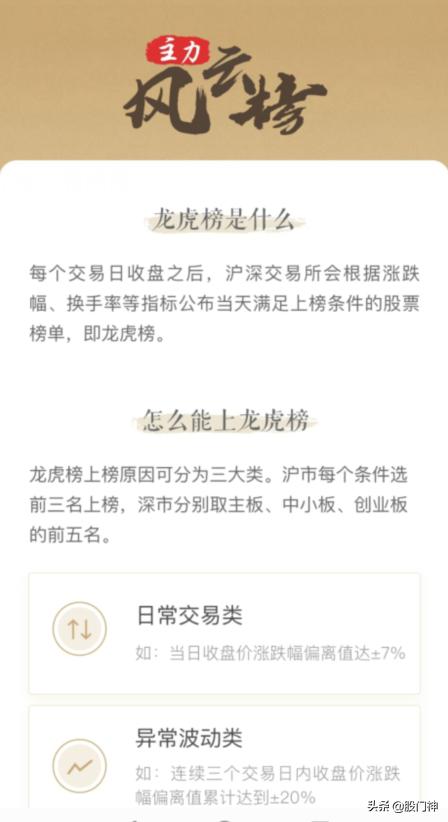 龙虎榜是做什么的,龙虎榜是什么意思