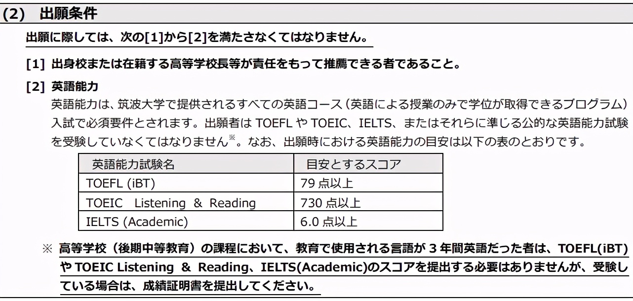 筑波大学申请条件,筑波大学sgu
