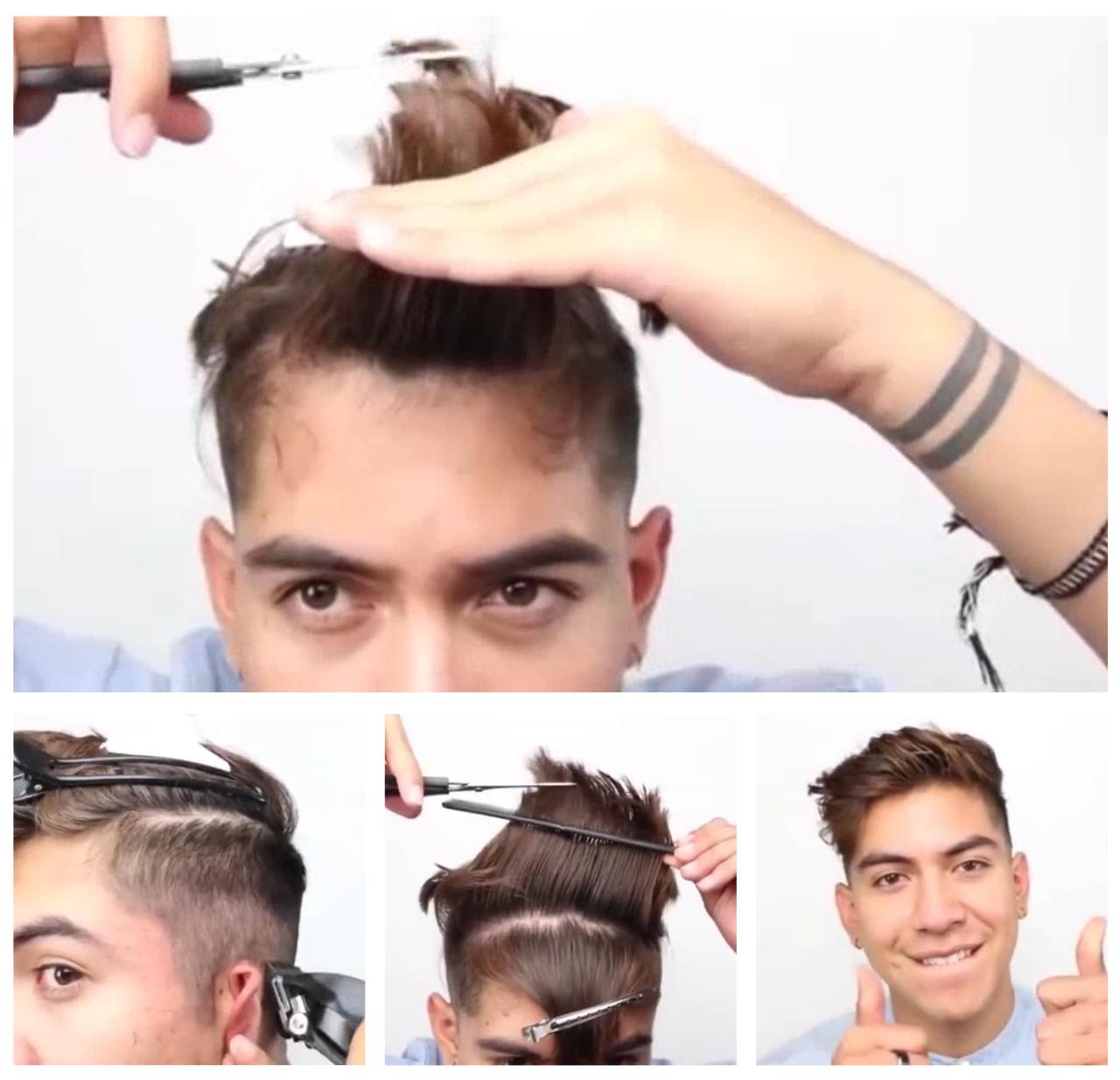 型男手把手教你如何在家自己理发,宅家花式理发视频
