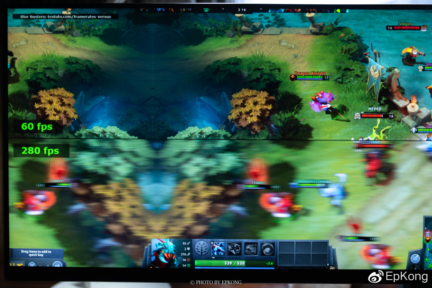 任何小缺点在价格面前不足为道—宏夏友达1.9面板280Hz显示器测评