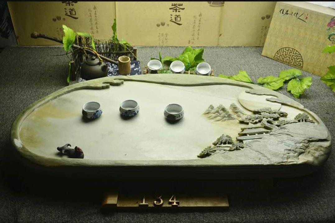 乌金石茶盘和端砚石茶盘哪个好,端砚石茶盘好还是电木茶盘好