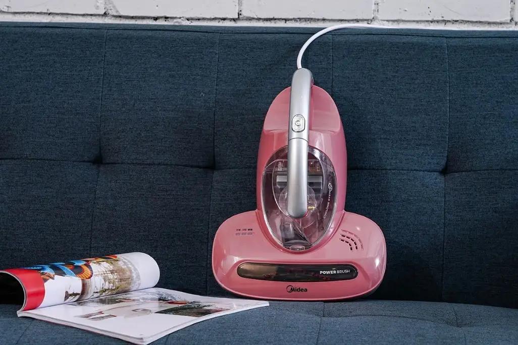 吸力大静音除螨仪美的,除螨仪美的粉色