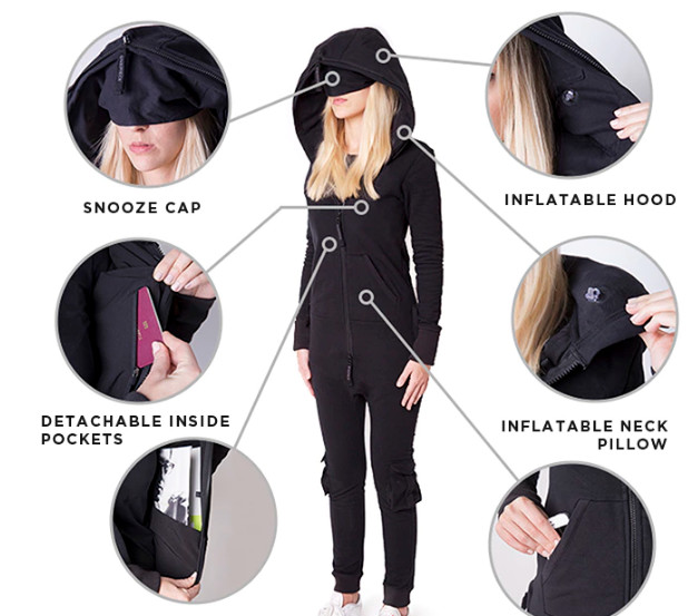 众筹排行榜:最酷的多功能旅行服,有了它出门行李箱都不用带了