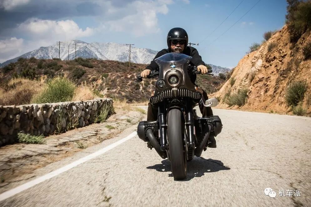 定制|“TheWal”手工大神打造的末日风宝马R18