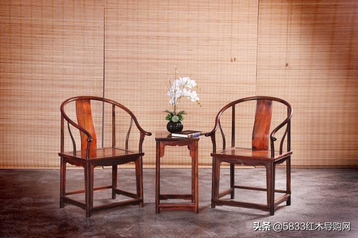 红木家具鉴赏知识讲解,圈椅红木家具