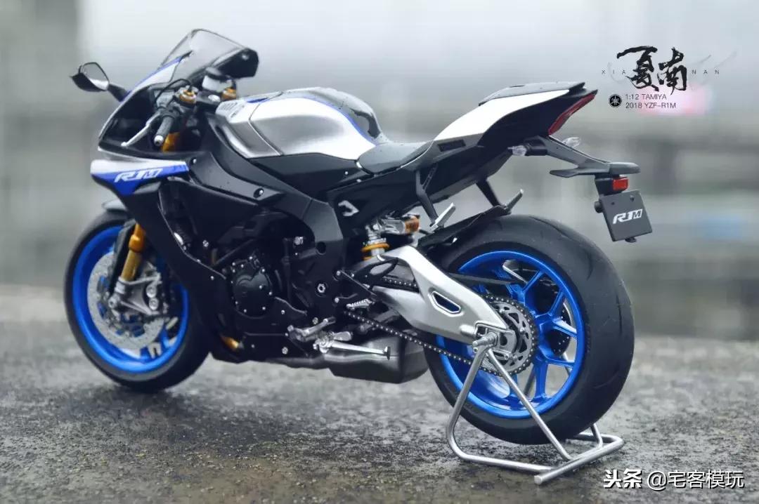 模型制作范例：田宫1:12雅马哈YZF-R1M,14133制作过程