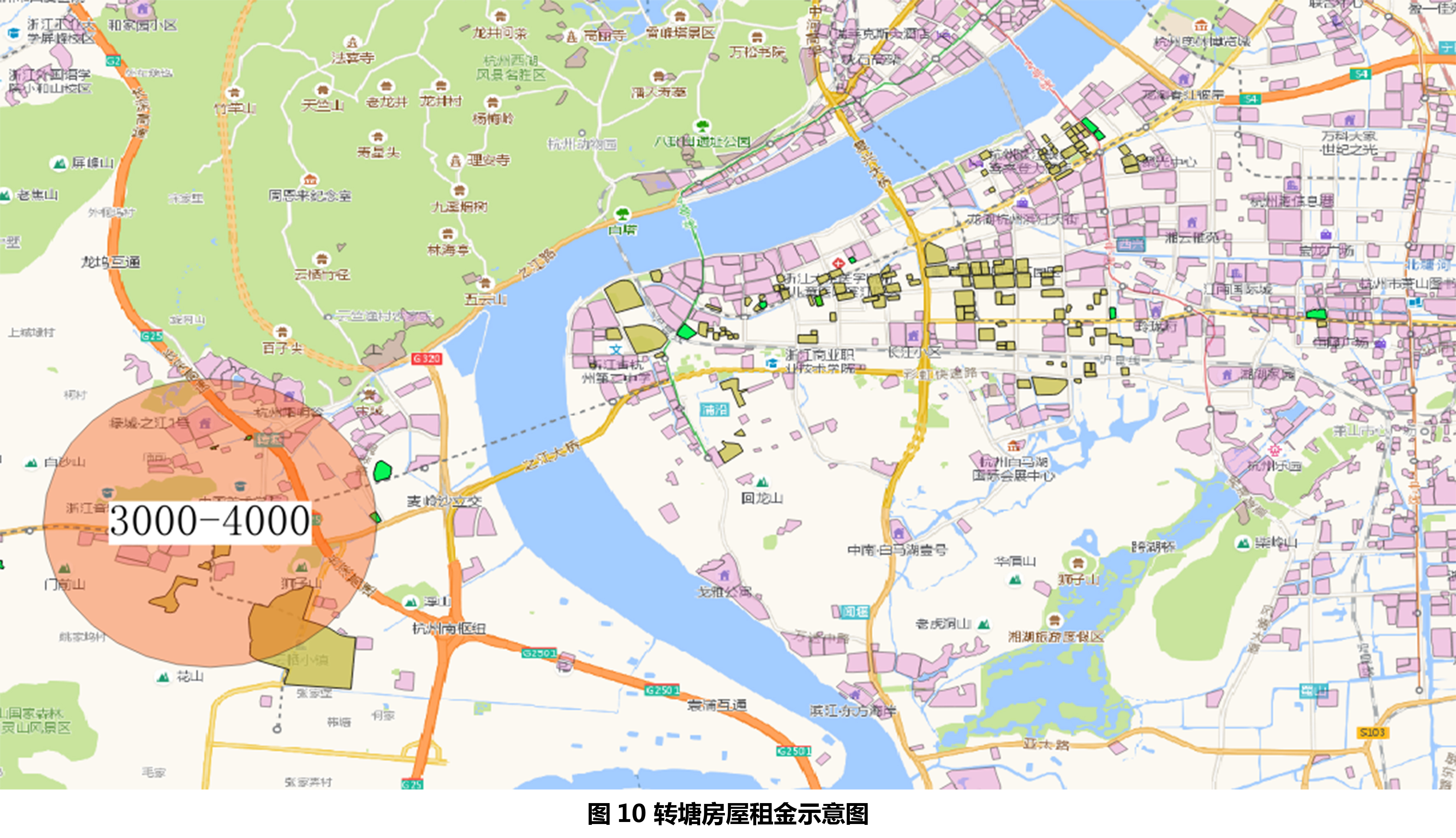 杭州转塘三区地图,杭州市转塘街道地图