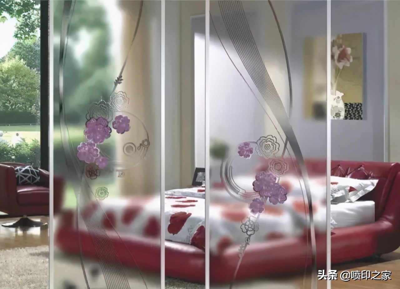 手工玻璃喷绘,橱窗玻璃喷绘