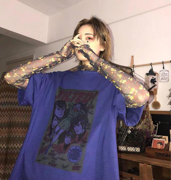 潮流港风穿搭,复古港风休闲显瘦穿搭