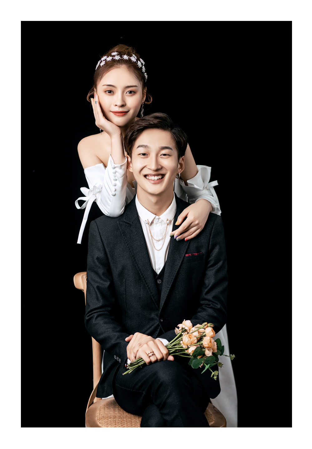 拍摄婚纱照选衣服技巧,拍婚纱照选服装的技巧