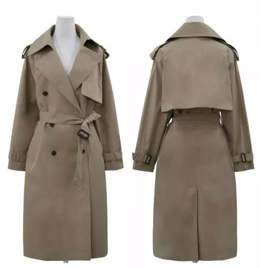 韩版风衣怎么穿最好看,这个春天的美丽穿搭