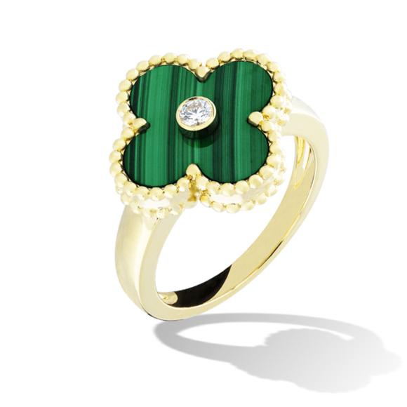 vancleefarpels梵克雅宝日月星辰手表,vancleefarpels梵克雅宝四叶草白色