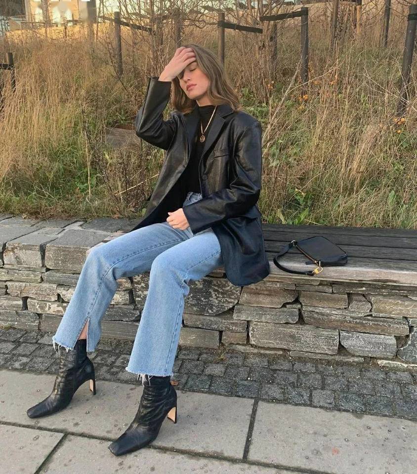 小白鞋怎么搭配过膝靴,短白靴鞋穿搭