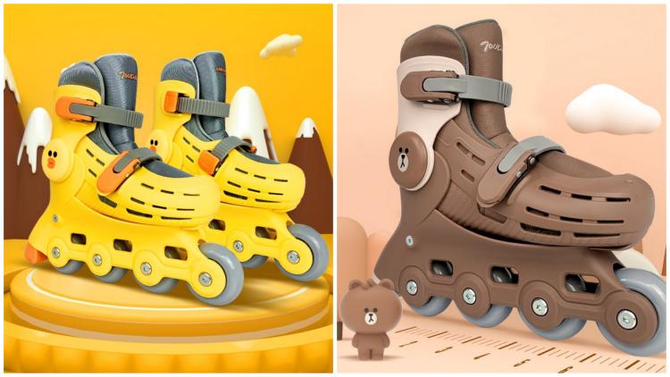 柒小佰轮滑鞋儿童6-12岁,轮滑就该这么玩