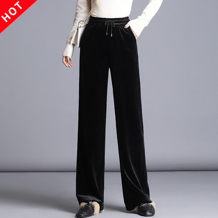 阔腿裤高腰百搭秋冬高级感,百搭洋气时髦阔腿裤秋冬
