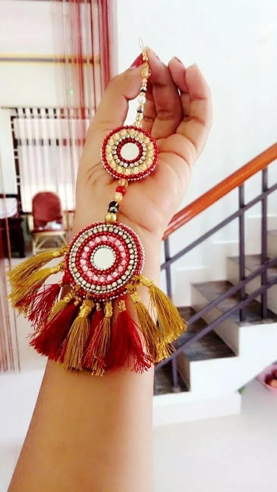 流苏饰品教程全部过程,流苏的穿法教程