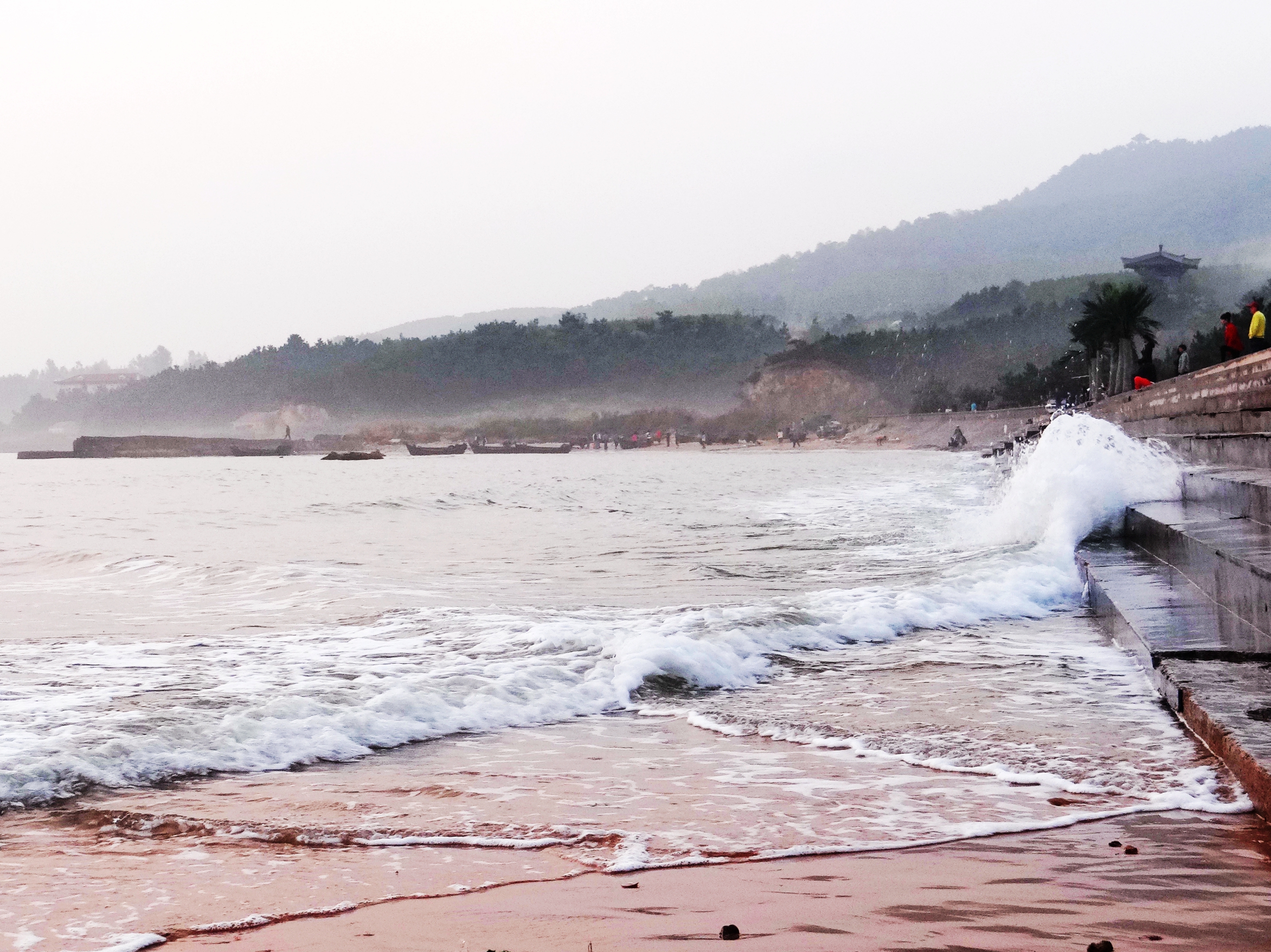 青岛鳌山湾日出,青岛蓝谷滨海公园日出