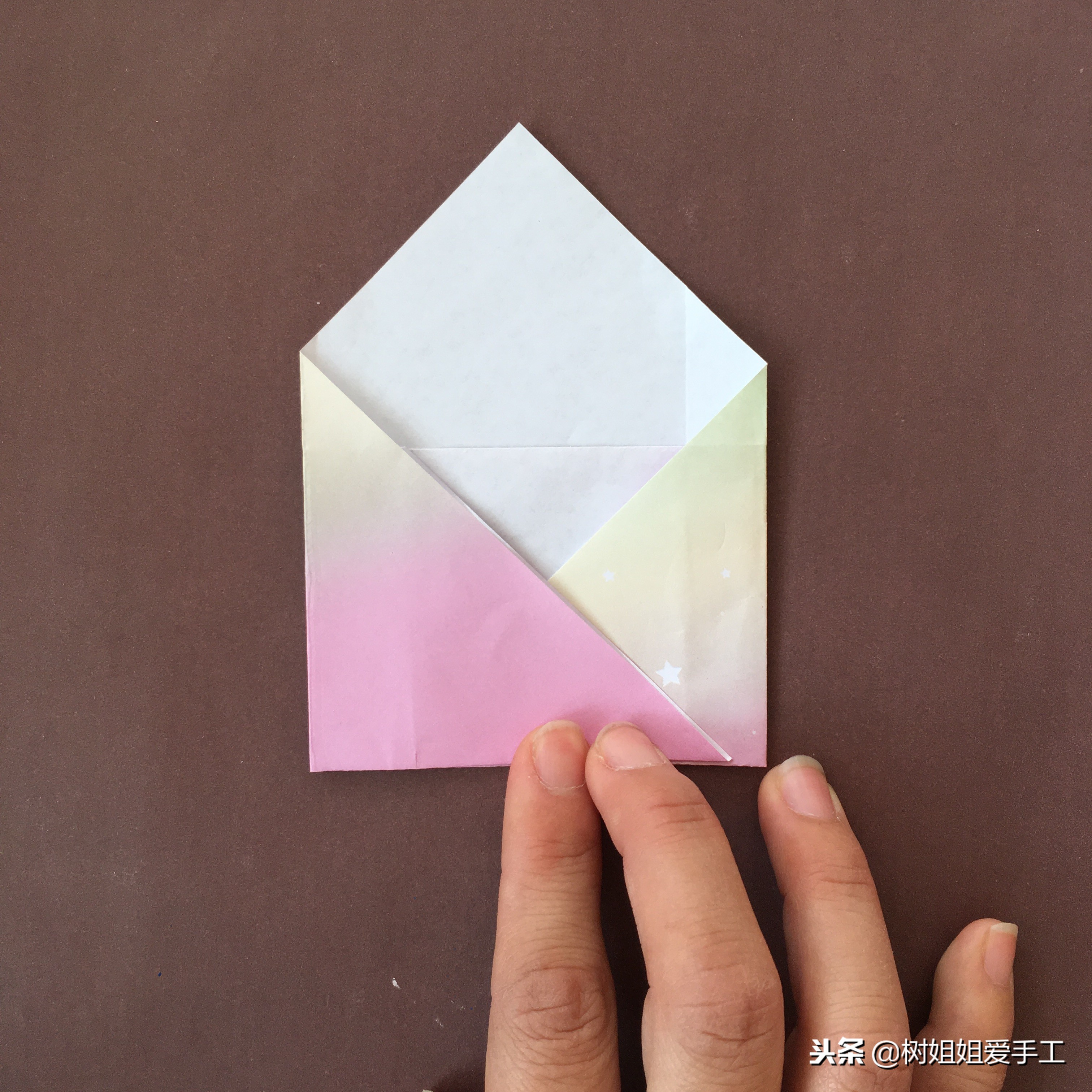超可爱信封折纸教程,折纸信封折法简单又漂亮