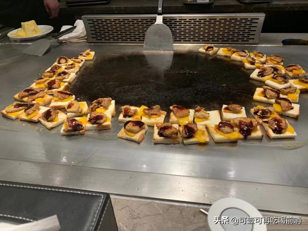 日料铁板烧鹅肝,郑州铁板烧自助甜虾鹅肝不限量