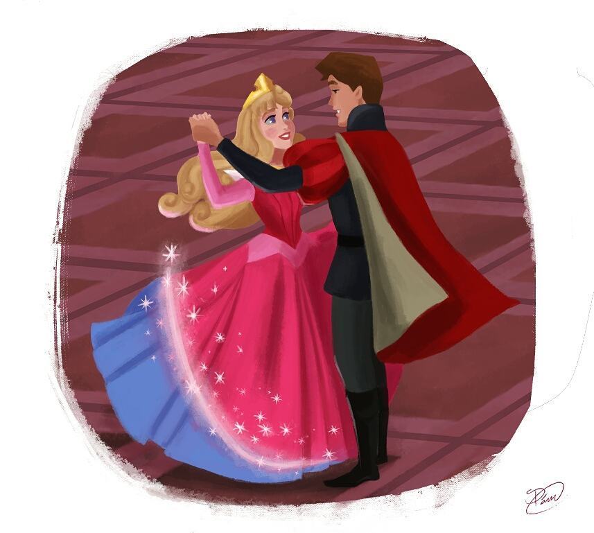 迪士尼画风场景插画,巴西插画师janaglatt作品