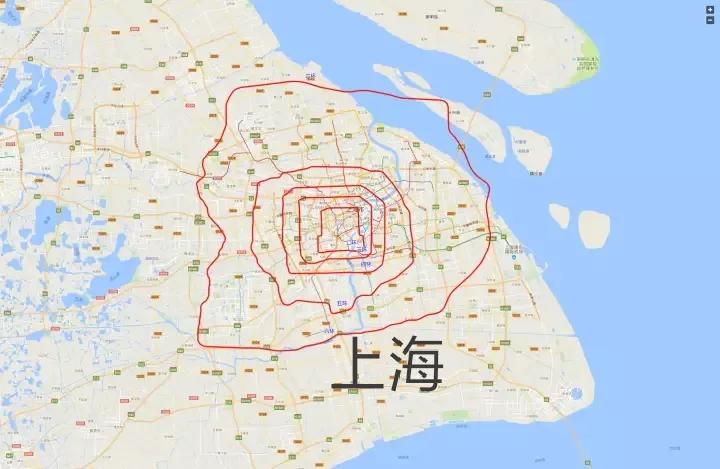 地级市和北京六环的发展对比,北京5环和广州外环面积对比