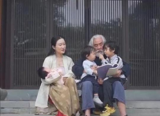 张纪中谈儿子,张纪中哄小孩