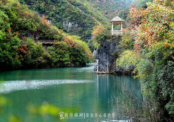 湖北郧西五龙河美景,湖北郧西五龙河风景区一日游