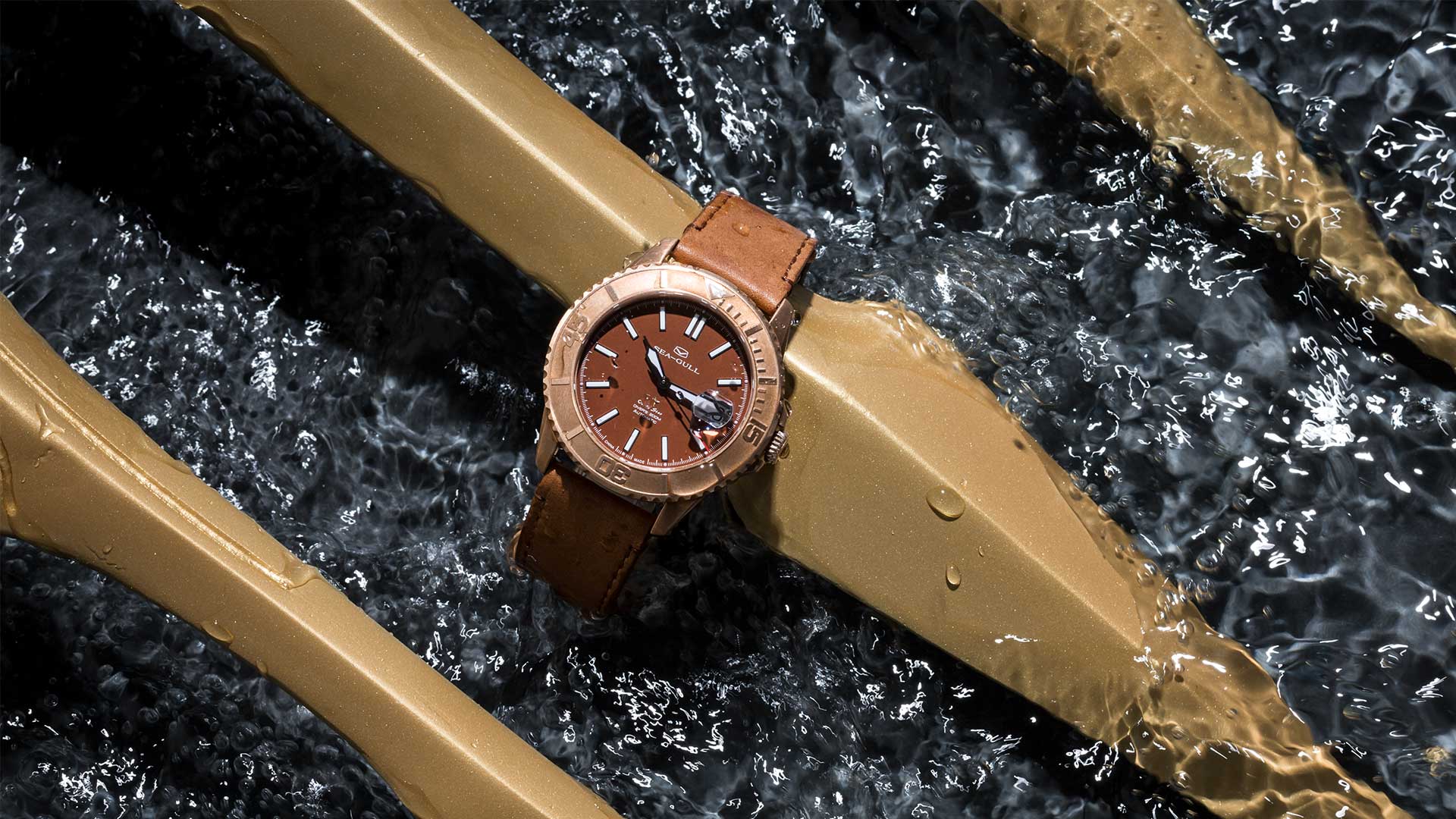 海鸥海洋之星青铜潜水表,海鸥水鬼潜水表