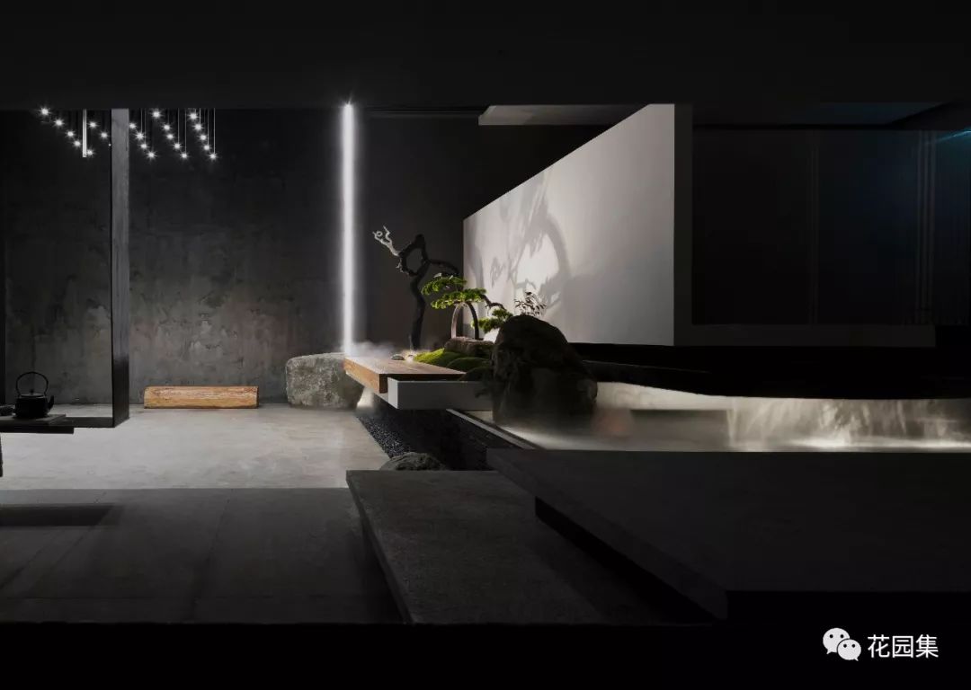 园林式办公区效果图,办公区花园景观设计