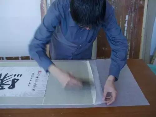 书画装裱的全过程,字画手工装裱如何处理