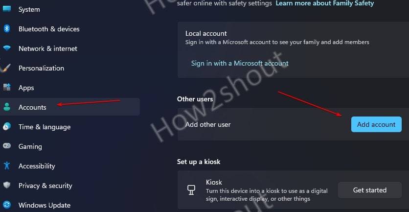 windows11如何新建用户,windows11怎么新建本地用户