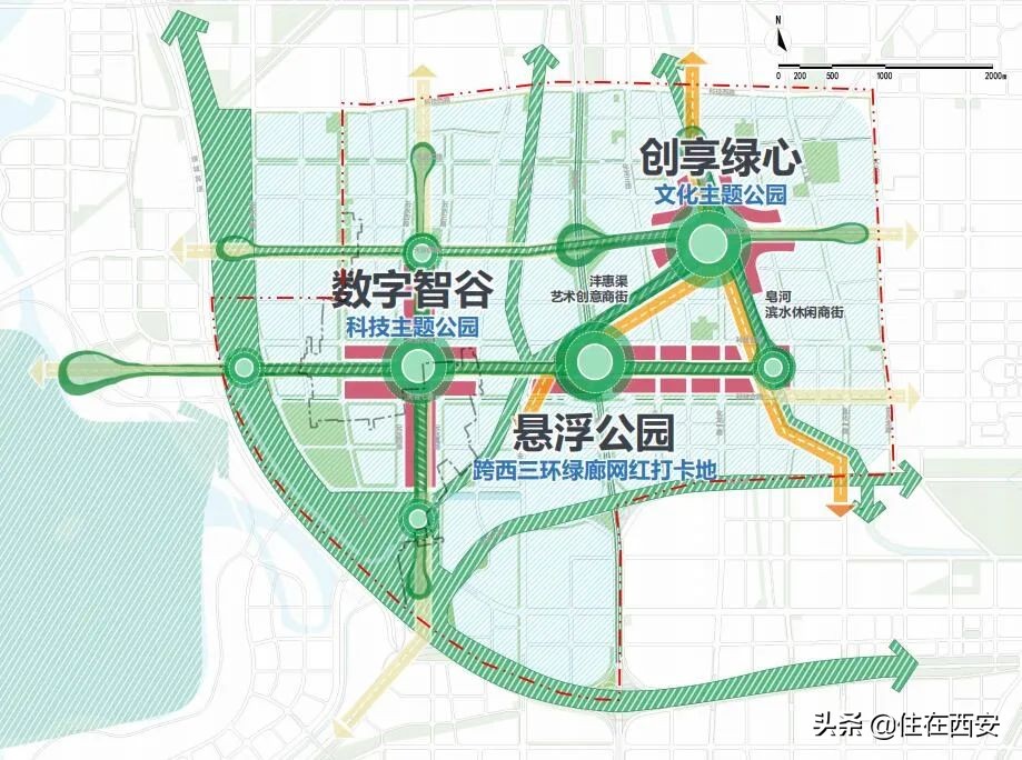 一城三中心全新规划,一城三核四轴