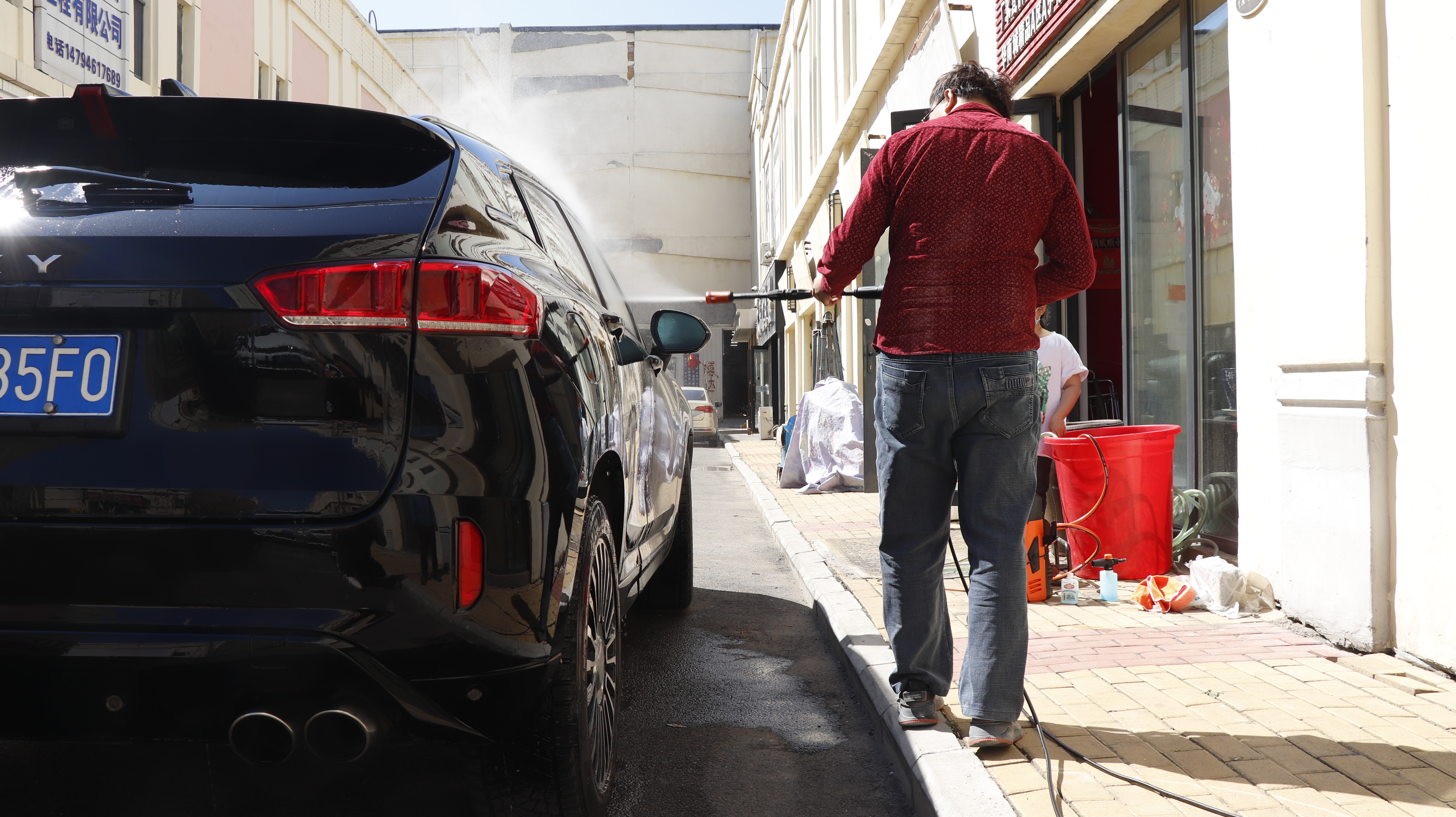 省水家用洗车机,便携洗车水评测