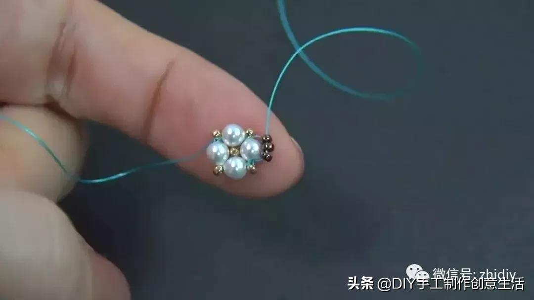 简单手工串珠戒指和发箍,戒指手工diy串珠慢视频