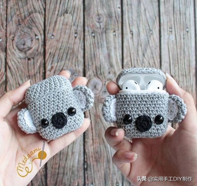 针织手机壳教程全部,萌萌的手机套编织
