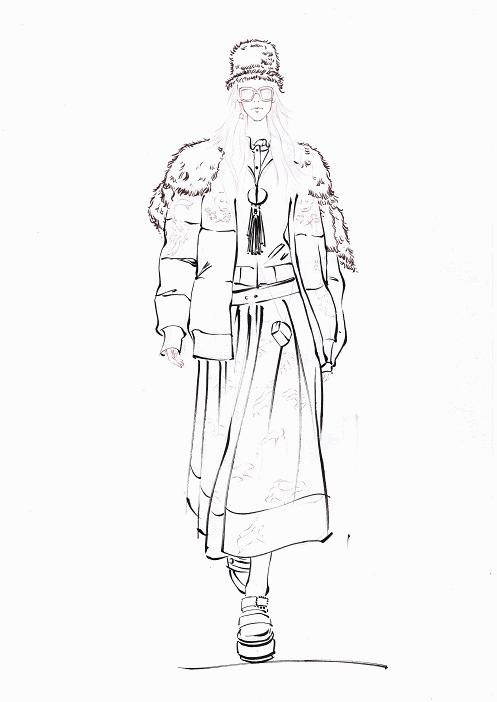 教你画衣服设计图,设计衣服手绘画简单教程整套