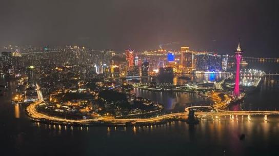 珠海能看到澳门烟花夜景的酒店,珠海哪个酒店可以看澳门夜景景点
