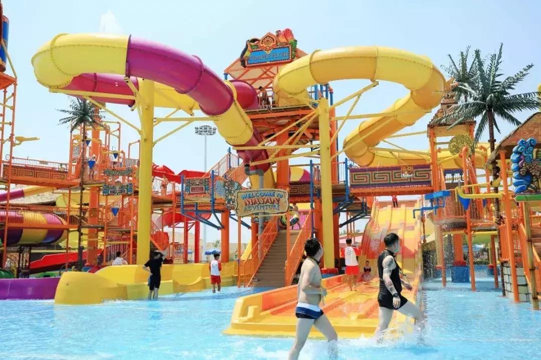 150000m²!天津欢乐谷的玛雅海滩水公园,真是太好玩了