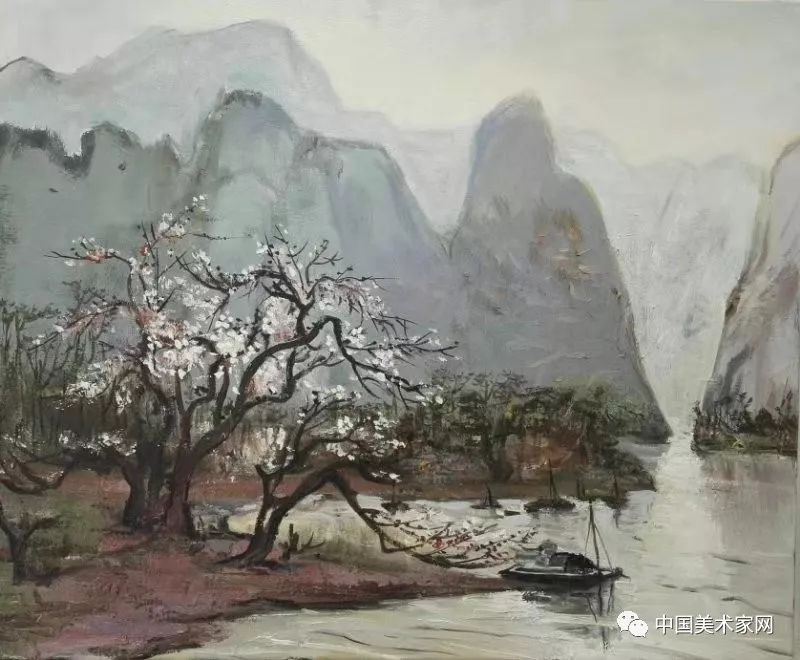 油画家陈健早期作品,陈健画家作品