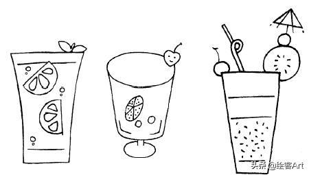 手把手教简笔画手帐素材,简笔画小猪猪超可爱手帐边框图案